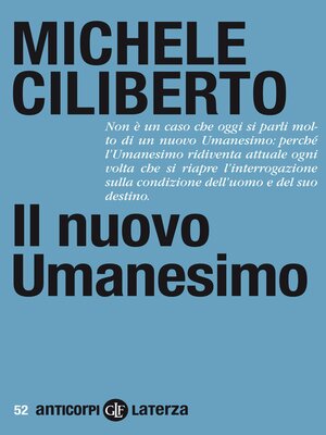 cover image of Il nuovo Umanesimo
